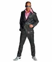 Vintage disco kostuum heren zwart