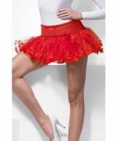 Vintage tule petticoat rood